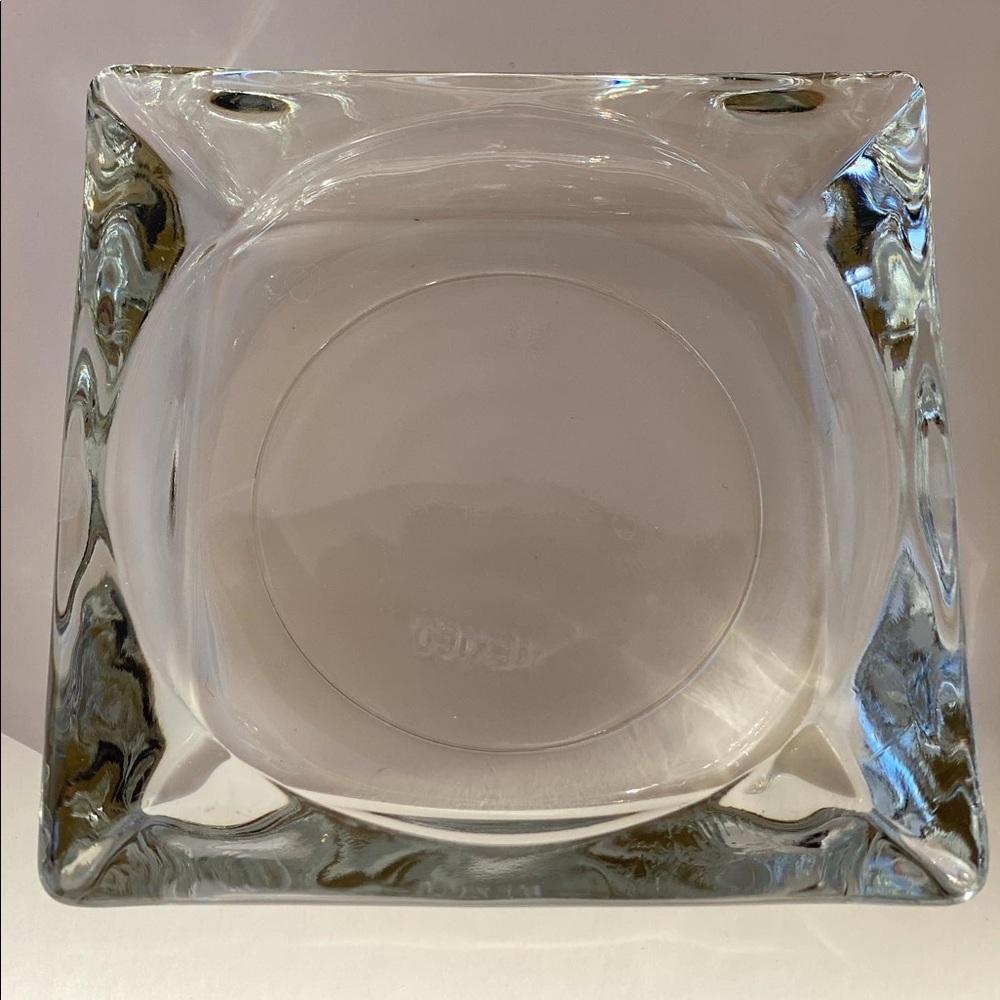 Vintage glass ashtray